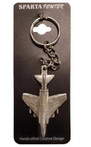 McDonnell Douglas F-4 Phantom Airplane Pewter Keychain
