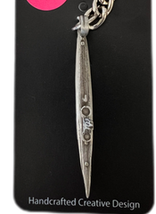 Submarine 3D Pewter Keychain