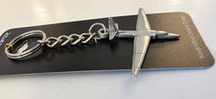Lockheed Martin U-2 "Dragon Lady" Pewter Airplane Keychain
