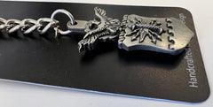 Department of United States Air Force (USAF) Crest Logo Pewter Keychain