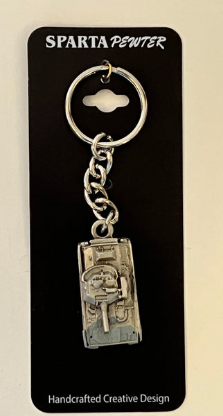 BFV Bradley Fighting Vehicle Pewter Keychain