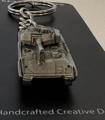 BFV Bradley Fighting Vehicle Pewter Keychain