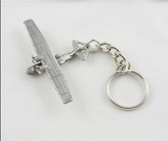 WWII Consolidated PBY Catalina Pewter Airplane Keychain