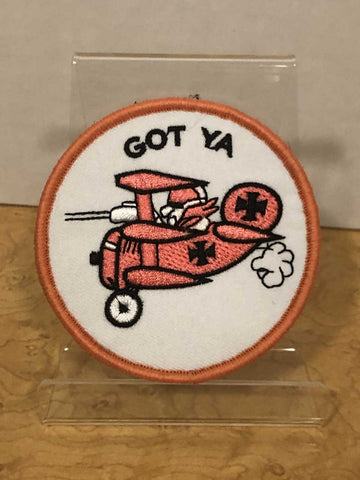 Red Baron "Got Ya" Velcro Patch