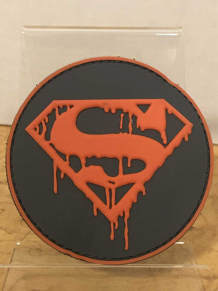 Superman (dripping logo) Velcro Patch