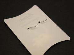 Turtle Green Crystal Dangle Earrings