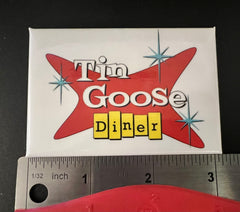 Tin Goose Diner Retro Logo Magnet