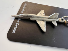 Northrop T-38 Talon Pewter Airplane Keychain