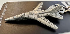 General Dynamics F-111 Aardvark Pewter Airplane Keychain