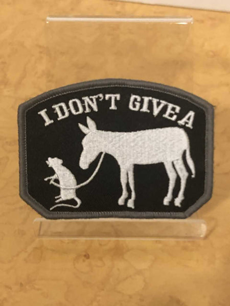 I Don't Give A Rat's A** Velcro Patch